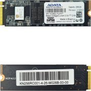 ADATA SSD 256GB M.2 2280 PCIe 3.0 x4 NVMe SM2P41C8-256GC1 Gravação 1500 MB/s, Leitura 1200 MB/s