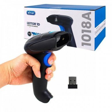 Knup leitor de código de barras wireless 2.4Ghz USB