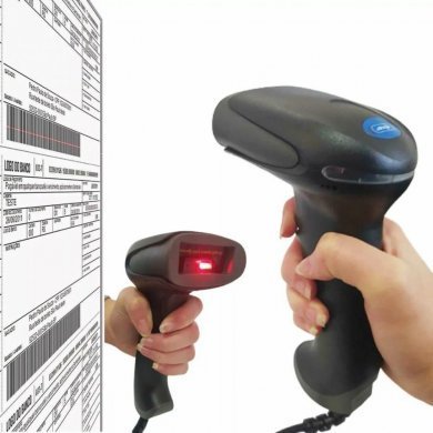 KP-1026 Knup Leitor de Código de Barras 1D CCD USB