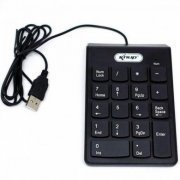 Knup mini teclado numérico com 18 teclas cabo 1,27m 