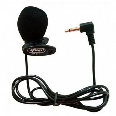 KNUP Mini Microfone de Lapela Profissional 900mm