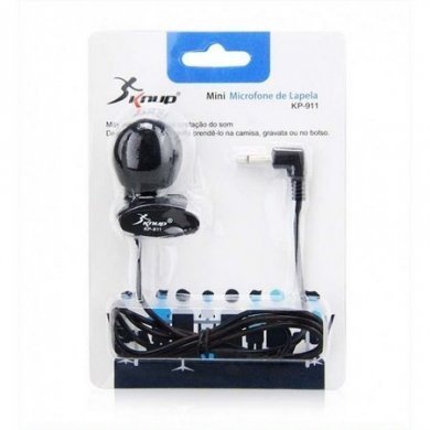 KNUP Mini Microfone de Lapela Profissional 900mm