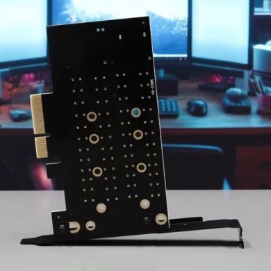 KP-AD136 Knup Placa PCIe para SSD M.2 NVMe e SATA