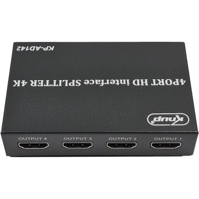 KP-AD142 Knup splitter HDMI 1x4 4K 30Hz 10 bits