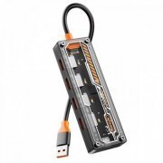 Knup Hub 4x USB 3.0 e 1x USB-C para dados e energia c