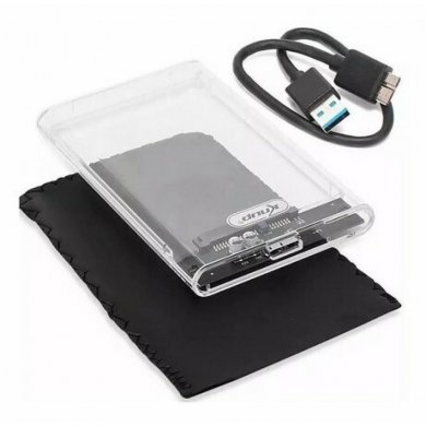 KP-HD012 Knup Case transparente externo HD 2.5 SATA 3 USB 3.0