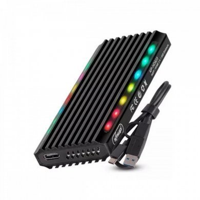 Knup case aluminio para USB 3.1 SSD M.2 NVMe 10Gbps