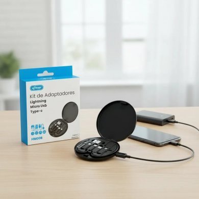 Knup kit adaptadores USB-C USB-A Micro-USB Lightning