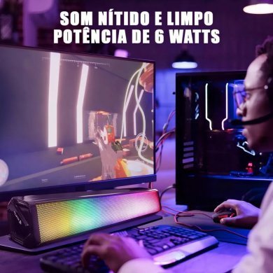 Knup Soundbar 6w RGB para PC e Notebook RO832 P2