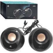 Knup caixa de som gamer RO851 para PC 10W LED P2 USB 