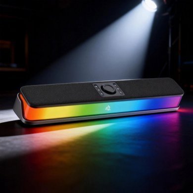Knup soundbar RO856 14W bluetooth sem fio Led RGB