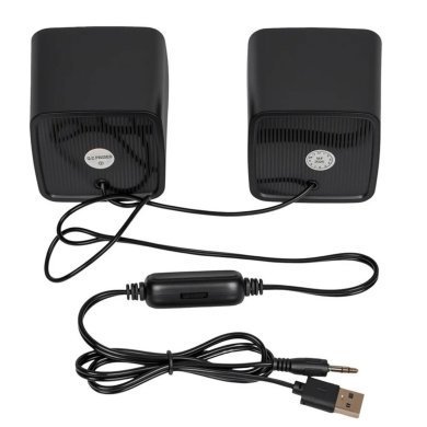 KP-RO858 Knup caixa de som RO858 2.0 10W RMS P2 RGB alimentado USB
