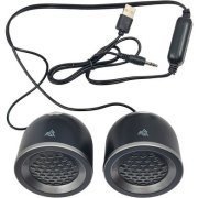 Knup caixa de som RO859 2.0 6W RMS P2 RGB alimentado USB compatível com PC e Notebook