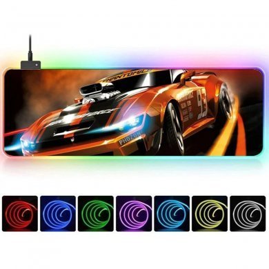 KP-S011-02 Knup Mousepad Gamer Car RGB USB Large 800x300x4mm