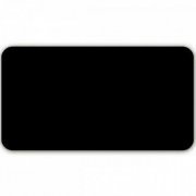 Mousepad gamer 80x40 preto com borda costurada emborrachado