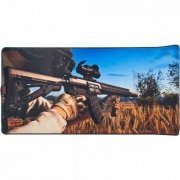 Knup mousepad gamer speed large Arma 900x400mm Base antiderrapante, borda costurada