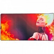 Knup mousepad gamer control large Feiticeira 900x400mm Base antiderrapante, borda costurada