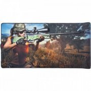 Knup mousepad gamer speed large Sniper 900x400mm Base antiderrapante, borda costurada