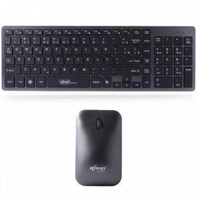 KP-TE117 Knup kit teclado e mouse sem fio recarregável