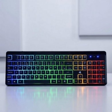 Knup teclado gamer TE130 Madset retroiluminado RGB