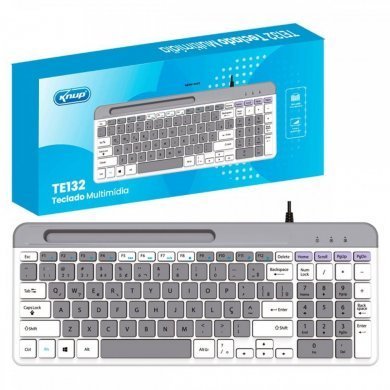 Knup teclado TE132 com fio USB ABNT2