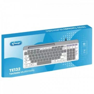 Knup teclado TE132 com fio USB ABNT2