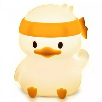 KR108 Luminaria decorativa pato de silicone recarregavel