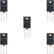 5x Transistor C5802A NPN de alta potencia 1500V 10A TO-3PML High Voltage Color Display Horizontal Deflection O