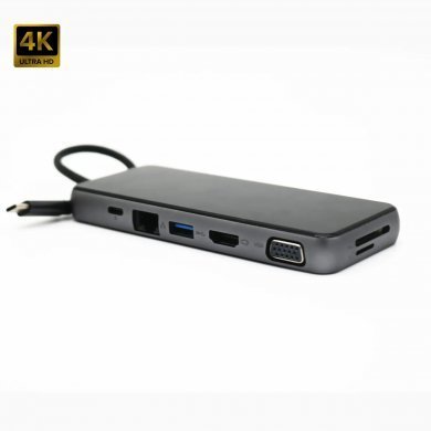 KT-4IN1-1 Docking Station Hub USB Tipo-C 12 em 1