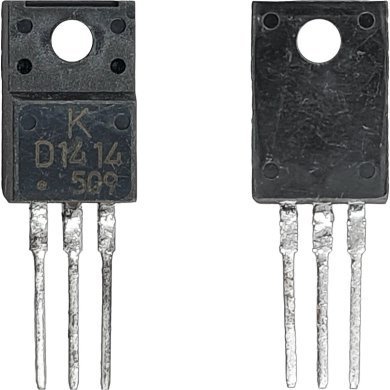KTD1414 5x Transistor KTD1414 Darlington NPN 80V 4A TO-220IS