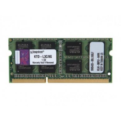 KTD-L3C/8G Kingston Memória 8GB 1600MHz SODIMM