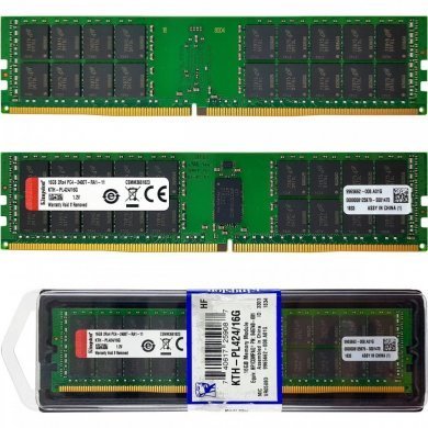 KTH-PL424/16G Kingston Memoria 16GB DDR4 2400Mhz ECC Reg