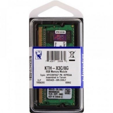 KTH-X3C/8G Kingston Memoria 8GB 1600MHz SODIMM