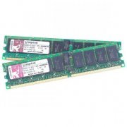 Memória Kingston 8GB (2x 4GB) 667Mhz DDR2 ECC Registrada PC2-5300 Dual Channel Kit 1.8v