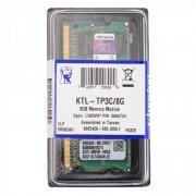 Kingston Memoria 8GB DDR3 1600MHz SODIMM 204 Pinos 1.5V PC3-12800 CL11 (Para Notebooks)