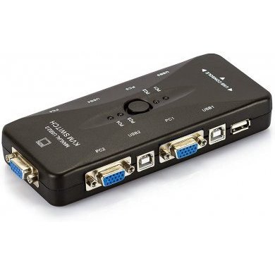 KVM41UA Chaveador KVM USB switch 4 portas VGA