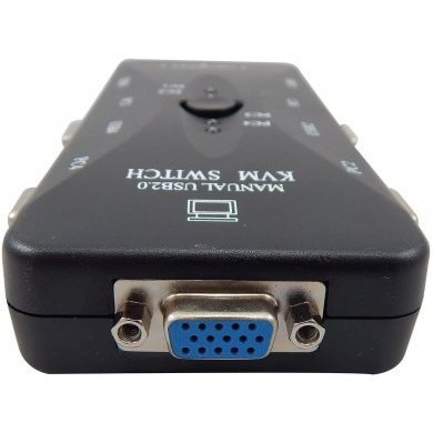 Chaveador KVM USB switch 4 portas VGA