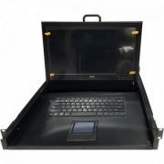 LCD KVM 17 polegadas com teclado e mouse USB 