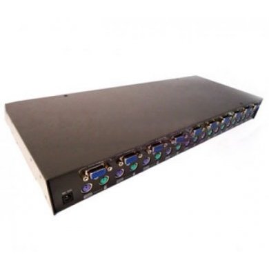 KVM-800 Switch KVM Planet para 8 PCs padrão PS2