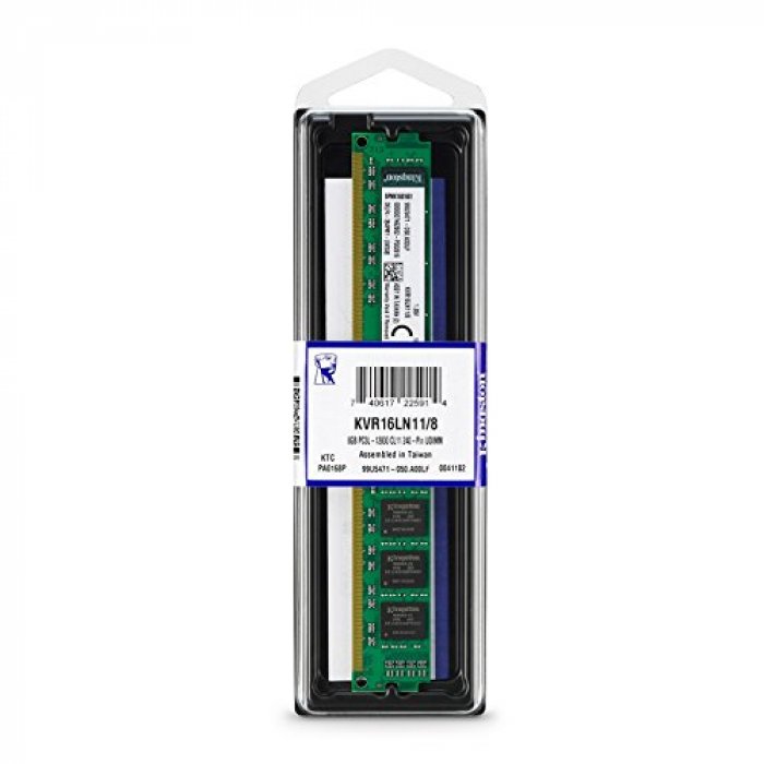 KVR16LN11/8 Kingston Memoria 8G DDR3L 1600MHz CL11