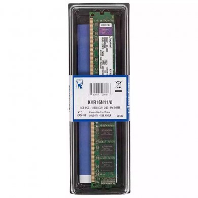 KVR16N11/8 Kingston Memoria 8GB DDR3 1600MHz CL11