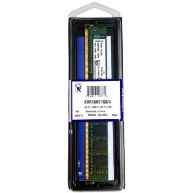 KVR16N11S8/4 Kingston Memoria 4GB DDR3 1600MHz