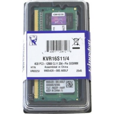 Kingston memória 4GB 1600mhz DDR3 CL11
