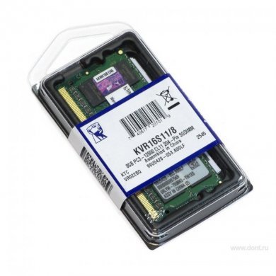 KVR16S11/8 Kingston Memoria 8GB DDR3 1600MHz