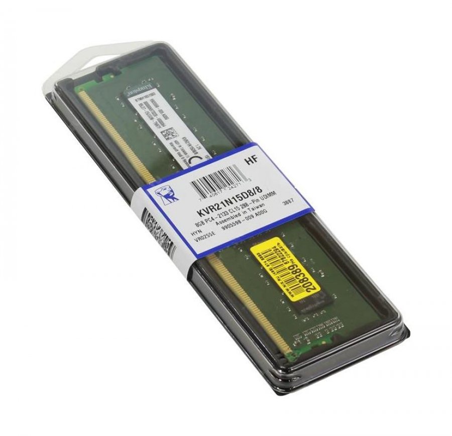 キングストン　DDR4-2133　21KVR21N15D8/8 KVR21N15D8/8 Kingston Memoria 8GB DDR4 2133MHz