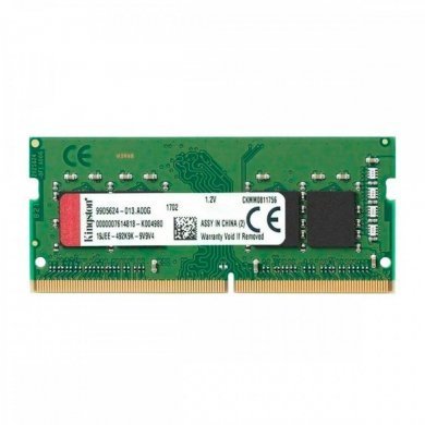 KVR26S19S8/8 Kingston memória 8GB DDR4 2666Mhz SODIMM