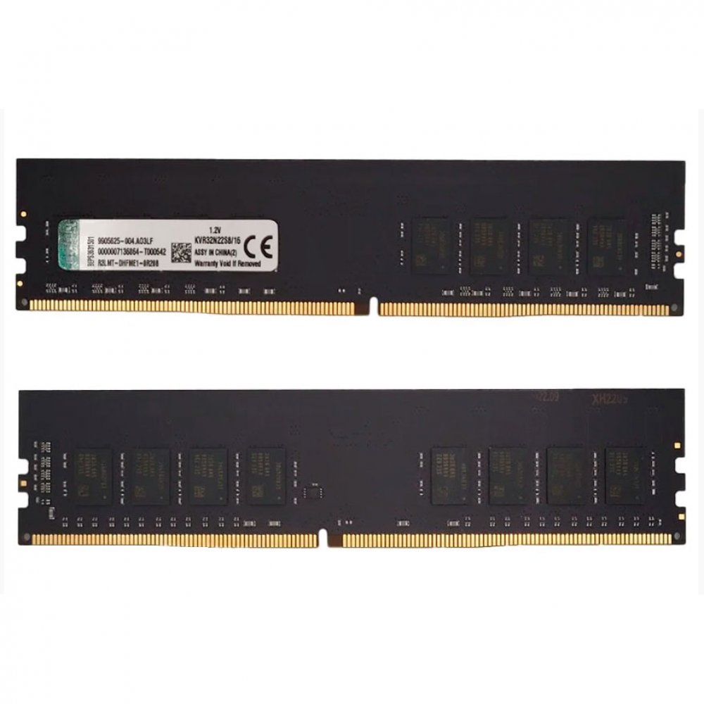 KVR32N22S8/16 Kingston Memoria 16GB DDR4 3200Mhz UDIMM