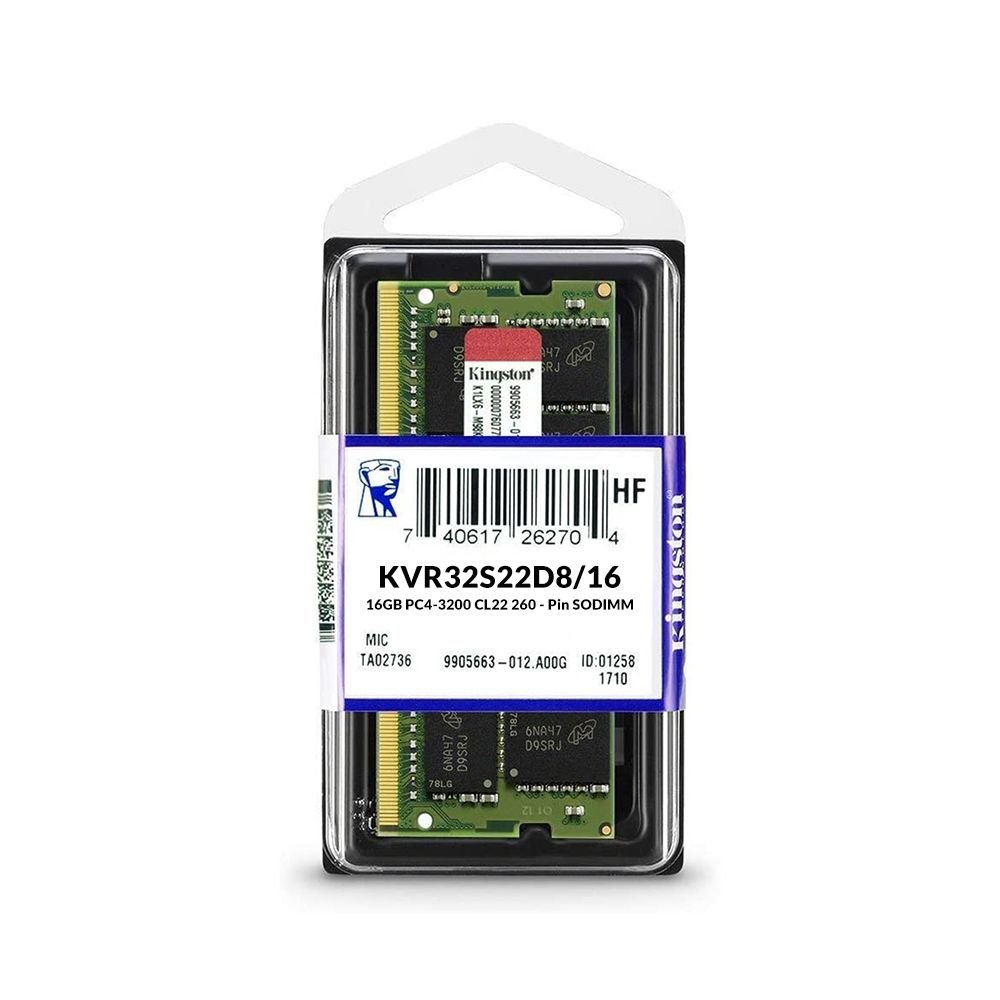 KVR32S22D8/16 Kingston memoria 16GB DDR4 3200Mhz SODIMM