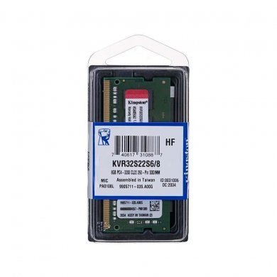 KVR32S22S6/8 Kingston Memóra 8GB DDR4 3200MHz SODIMM