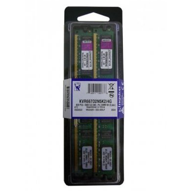 KVR667D2N5K2/4G Memoria Kingston 4GB (2x 2GB) DDR2